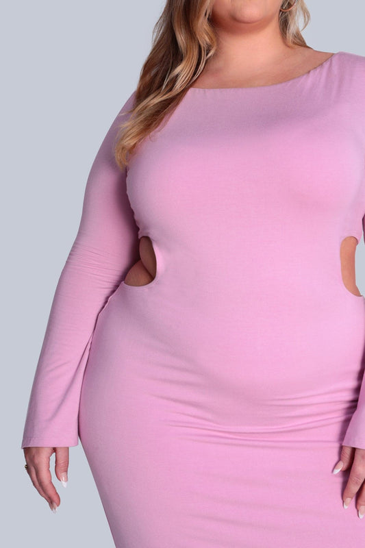 Gabrielle Maxi in Baby Pink
