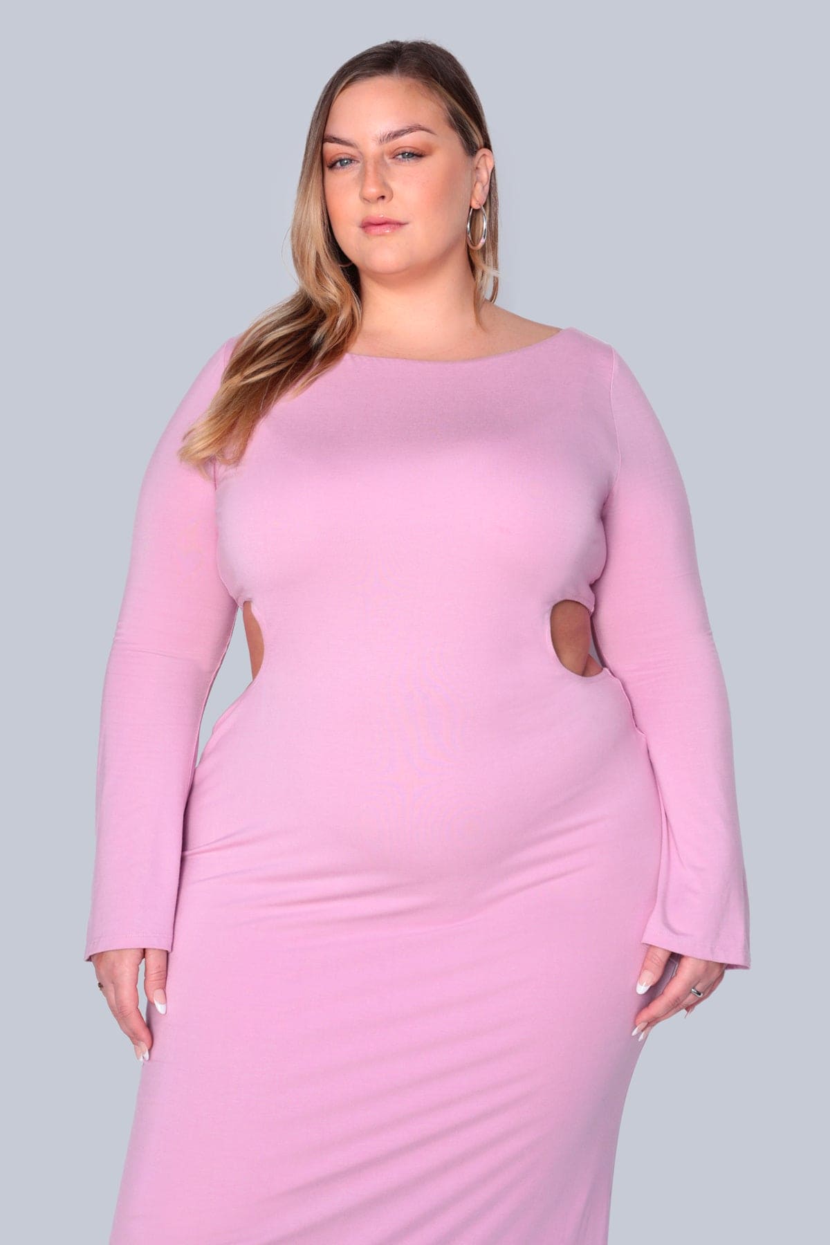 Gabrielle Maxi in Baby Pink